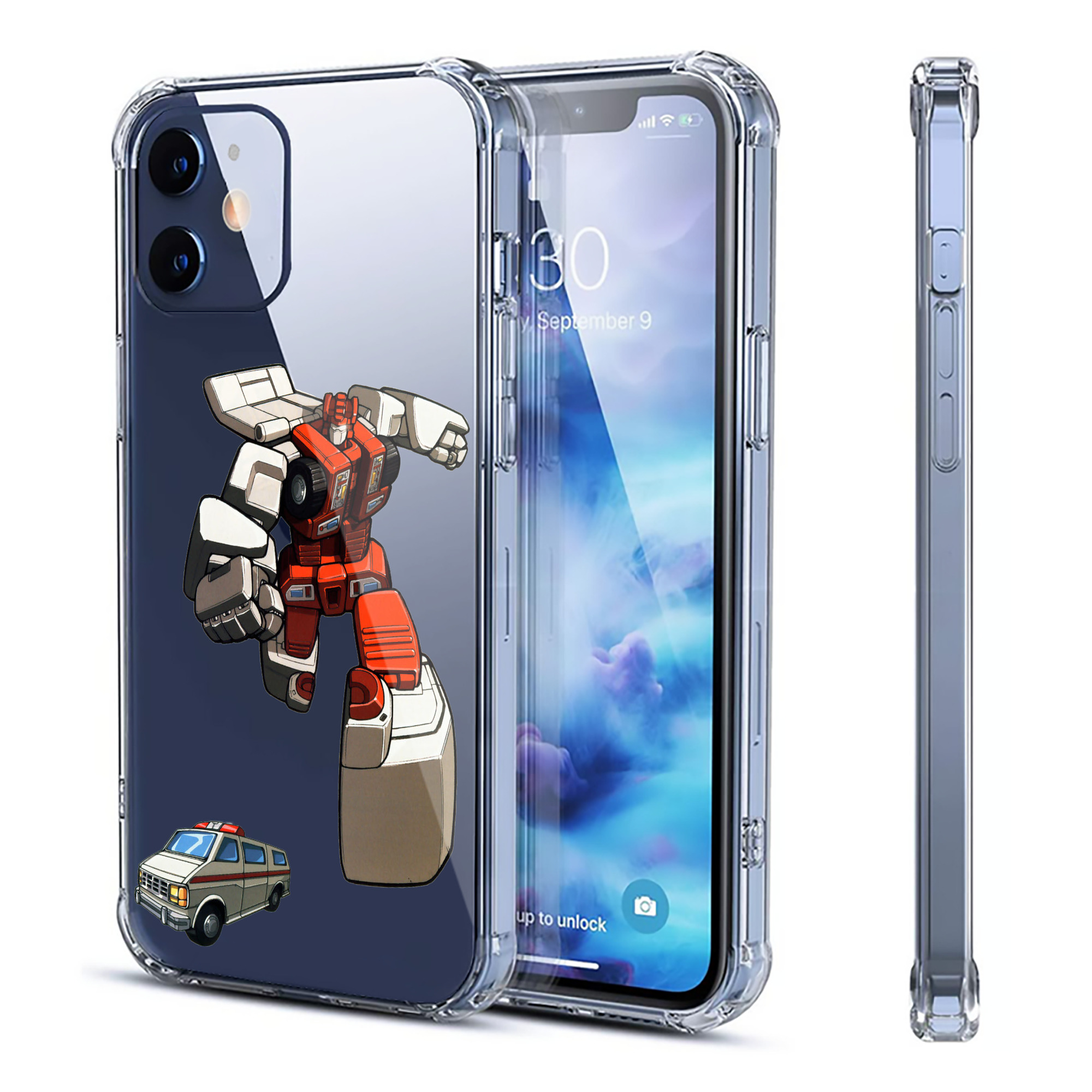 （画像用）  【iPhone 12シリーズ対応】透明スマホケース（クリアソフトケース）